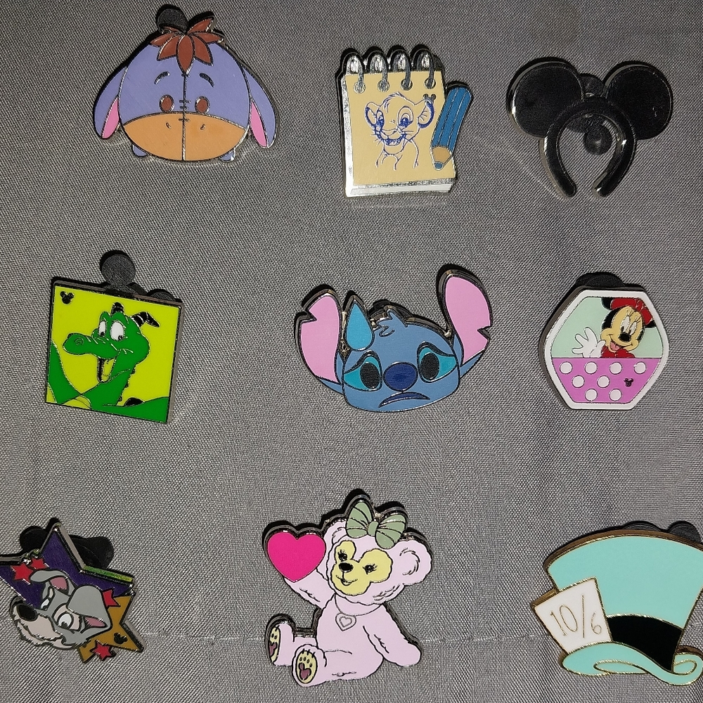 Disney character pins